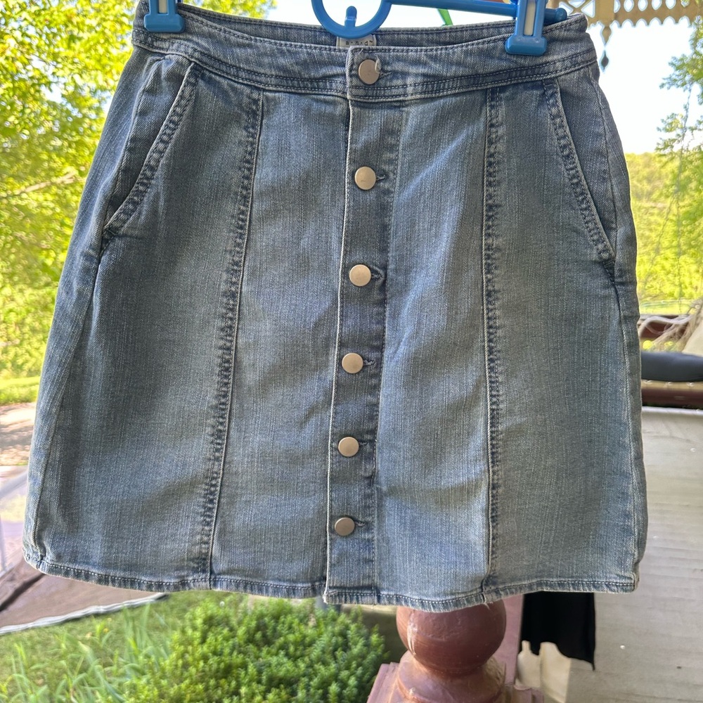 A New Day A-line Mini Jean Skirt Casual